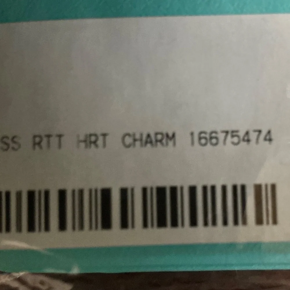 Tiffany & Co. Large Return to Tiffany Heart Charm  Sterling Silver NWT - Picture 6 of 6